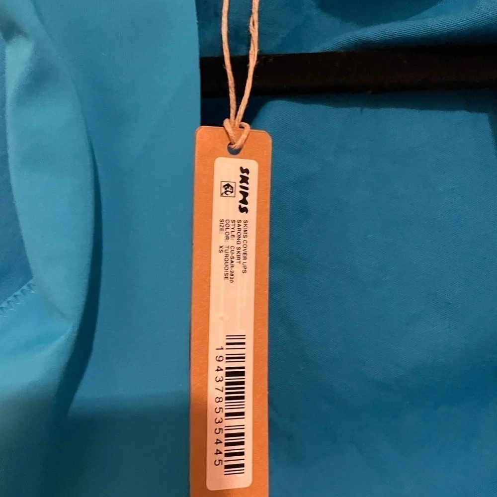 Skims Sorang turquoise cover up